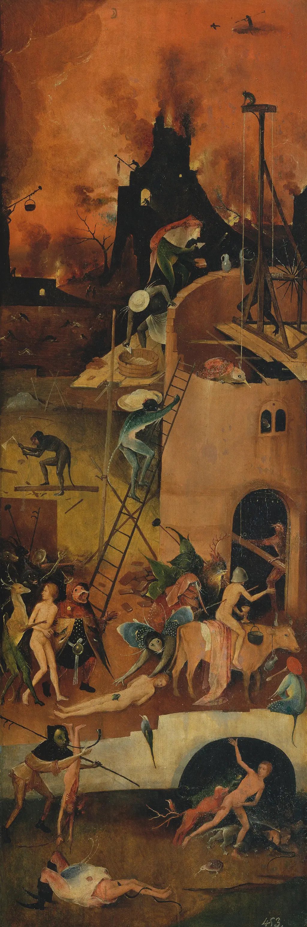Hell (Haywain Triptch) in Detail Hieronymus Bosch